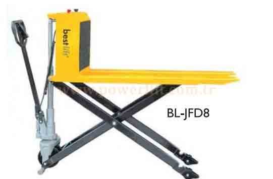 Powerlift BESTLİFT 1TON YÜKSEĞE KALDIRAN ELEKTRİKLİ MAKASLI TRANSPALET BL-JFD8