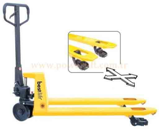 Powerlift BESTLİFT 2,5TON ÇOK YÖNLÜ 4 YÖNLÜ TRANSPALET