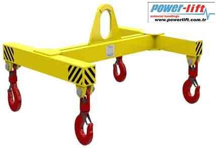 Powerlift BİG BAG KALDIRMA TRAVERSİ (KANTARMA) 3000KG ALTTAN KANCALI