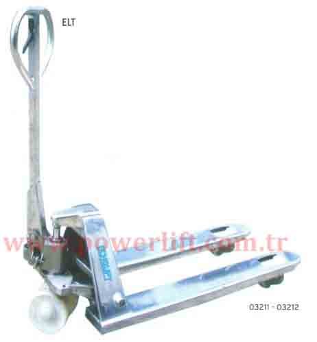 Powerlift ECHOLİFT 2,5TON MANUEL PASLANMAZ İNOX TRANSPALET