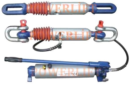 Powerlift HİDROLİK BLOK ÇEKTİME 30 TON 50 TON (TEK TESİRLİ YAY GERİ DÖNÜŞLÜ)