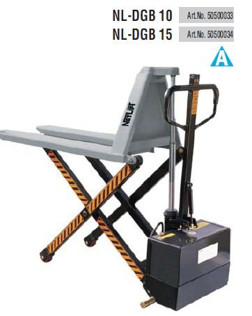 Powerlift NETLİFT AKÜLÜ ELEKTRİKLİ MAKASLI TRANSPALET 1,5TON