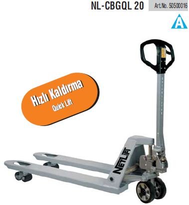 Powerlift NETLİFT HIZLI KALDIRAN TRANSPALET